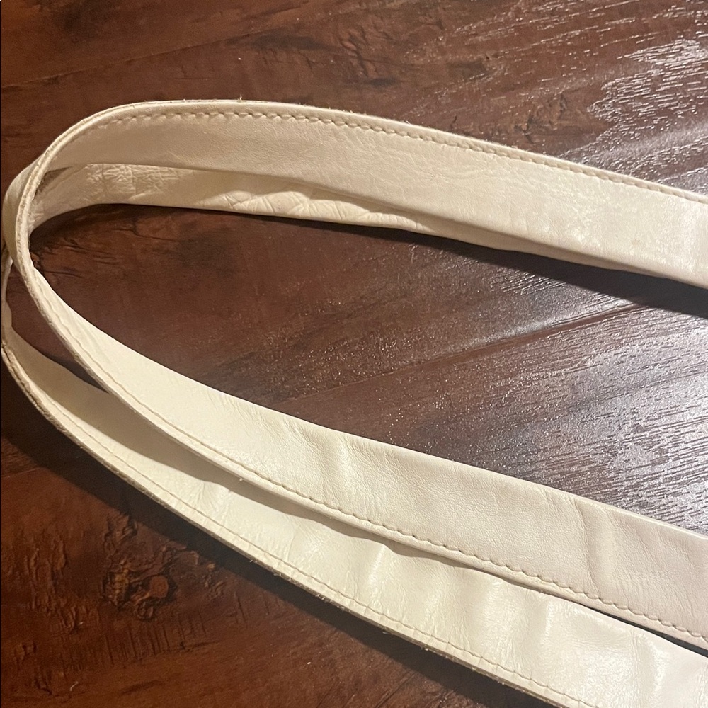 Frye extra large ivory leather tote bag - Picture 3 of 7